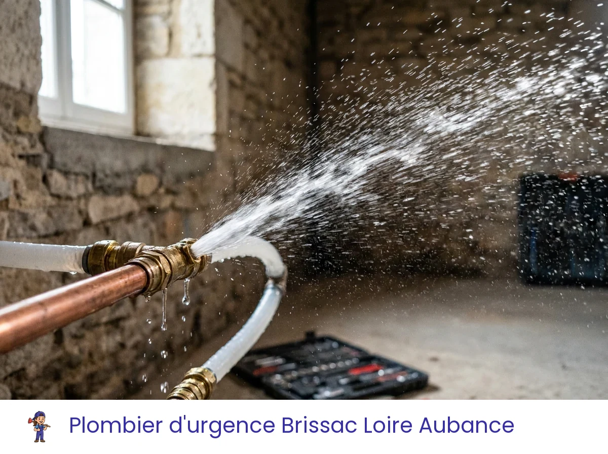 Plombier d'urgence à Brissac Loire Aubance
