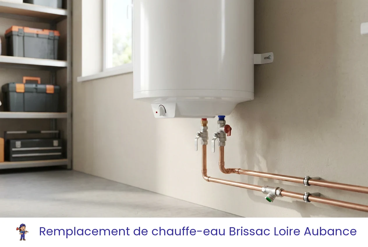 Remplacement de chauffe-eau à Brissac Loire Aubance