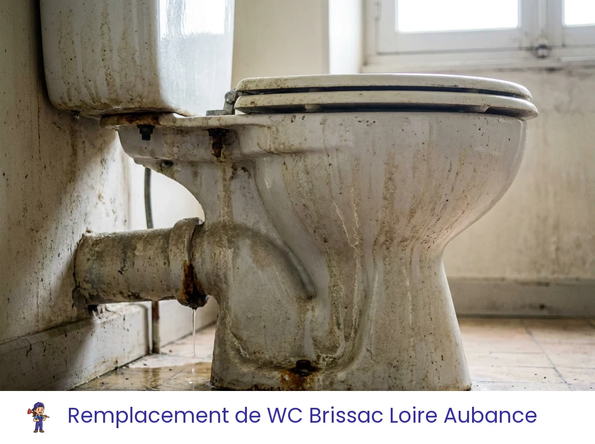 Remplacement de WC à Brissac Loire Aubance