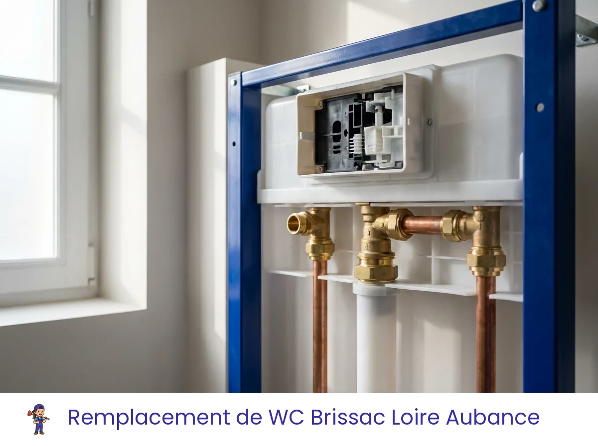 Remplacement de WC à Brissac Loire Aubance